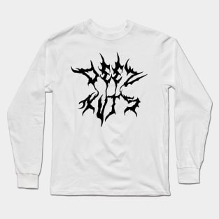 DEEZ NUTS Heavy Metal Band Parody (Black) Long Sleeve T-Shirt